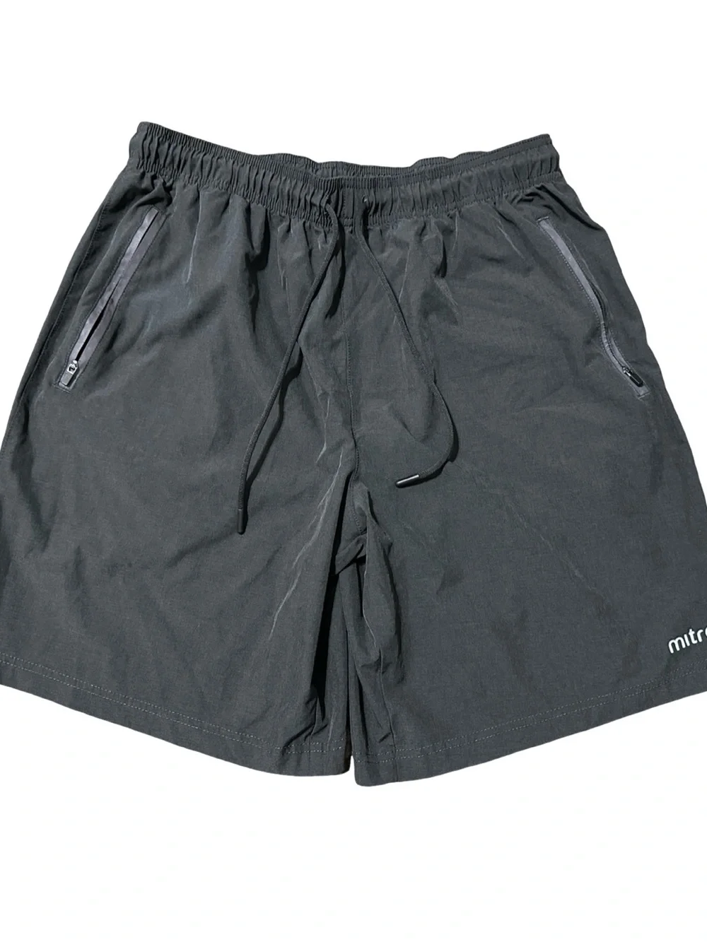 Mitre Men's Size L Black Athletic Shorts with Zip Pockets